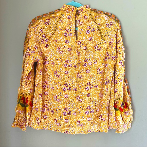 Maeve Goldie Embroidered Anthropologie Blouse - Picture 8 of 14
